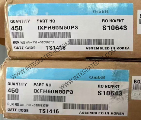 IXFH60N50P3 Entegre Devre Çipleri N-Kanal Güç Artırma MOSFET Transistörleri