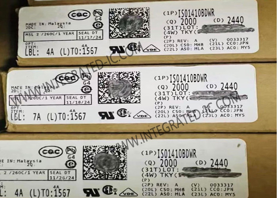 ISO1410BDWR Entegre Devre Çip 500kbps İzole RS-485 RS-422 Alıcı SOIC16