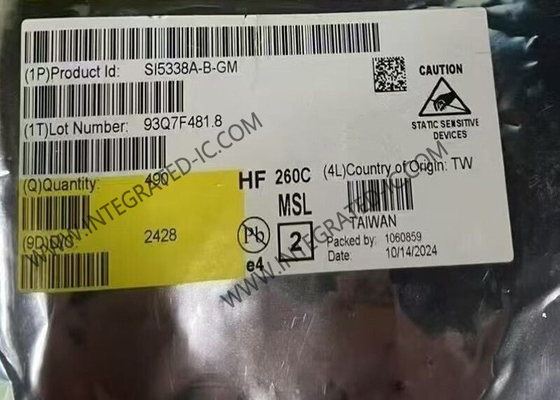 SI5338A-B-GM Entegre Devre Çip 710MHz Düşük Jitter Saat Jeneratörü IC QFN24