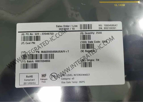 Entegre devreler çipi MAX20056BAUGA Entegre 6 kanallı LED aydınlatma sürücüleri