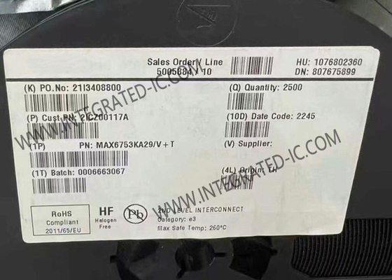 MAX6753KA29 Entegre Devre Çipleri, Kondensatör Düzenlenebilir Dönüştürme/Watchdog Zaman Sona Erdirme ile μP Dönüştürme Devreleri