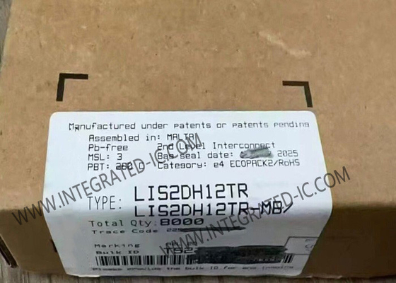LIS2DH12TR Sensör IC MEMS Dijital Çıkış Hareket Sensörü 3 Eksenli Doğrusal Hızlandırıcı