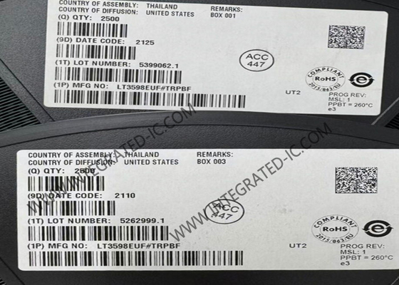 LT3598EUF Entegre Devre Çip 6 Dişli LED Sürücü IC 30mA LED Işık Sürücü IC