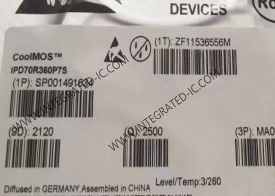 IPD70R360P7S Entegre Devre Çipi CoolMOS™ P7 N-Kanal Güç MOSFET Transistörü