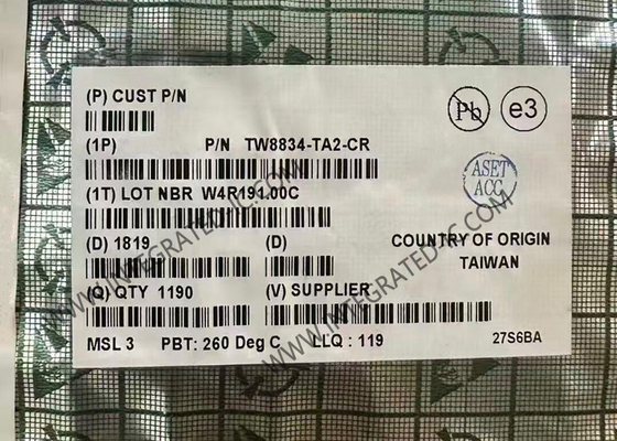 TW8834-TA2-CR Entegre Devre Çipleri LCD Video İşlemcisi TQFP100 Ekran İşlemcileri