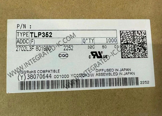 TLP352 Entegre Devre Çipi 1 Kanal Optik Olarak İzole Edilmiş Kapı Sürücüleri Fotokuplör