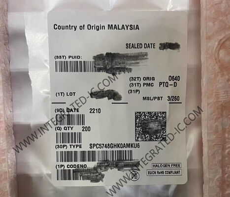 SPC5748GHK0AMKU6 6MB FLASH 32 kanallı eDMA ve LQFP176 Paketi ile 32 Bit Üç Çekirdekli Mikro Denetleyici MCU