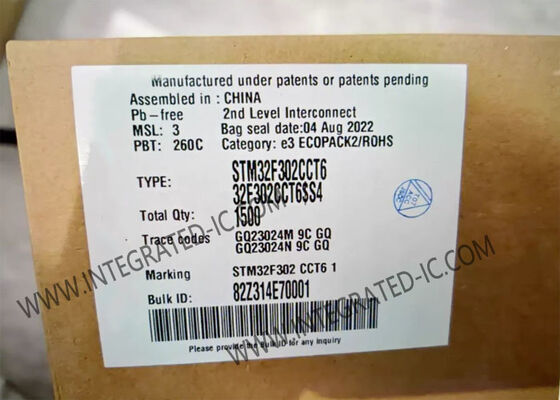 STM32F302CCT6 72MHz Hızlı Yüksek Performanslı 32 Bit Mikrodenezgâh MCU