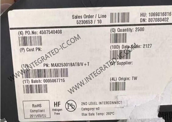 MAX25301BATB Otomobil Doğrusal Voltaj Düzenleyicisi Entegre Devre Çipleri TDFN-10 Paketinde