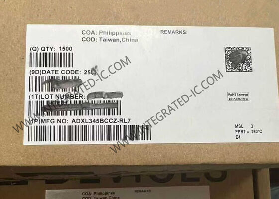 ADXL345BCCZ Ultra Düşük Güçlü Üç Eksenli Dijital Hızlandırıcı Sensör IC Dijital Çıktıyla