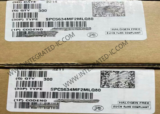 SPC5634MF2MLQ80 32-Bit Tek Çekirdekli Mikrodenetleyici MCU 80MHz 1.5MB FLASH LQFP144