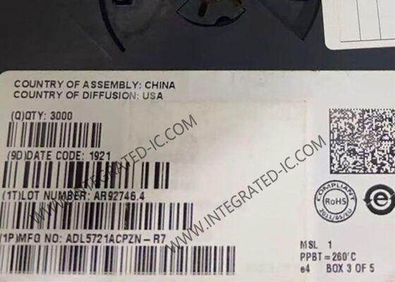 ADL5721ACPZN-R7 Kablosuz İletişim Modülü Dar Bant RF Yükseltici LFCSP8