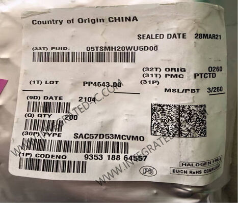 SAC57D53MCVMO Mikrodenetleyici MCU 1.2V - 1.32V 32-Bit Üç Çekirdekli ARM Mikrodenetleyiciler