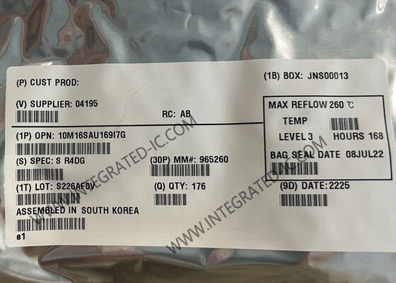 Alan Programlanabilir Geçit Dizisi 10M16SAU169I7G IC FPGA 169-LFBGA MAX 10 Alan Programlanabilir Geçit Dizisi