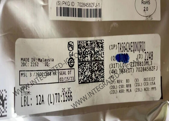 TAS6424EQDKQRQ1 75W 2MHz Dört Kanallı Otomotiv Sınıf-D Ses Amplifikatörü Entegre Devre Çipi