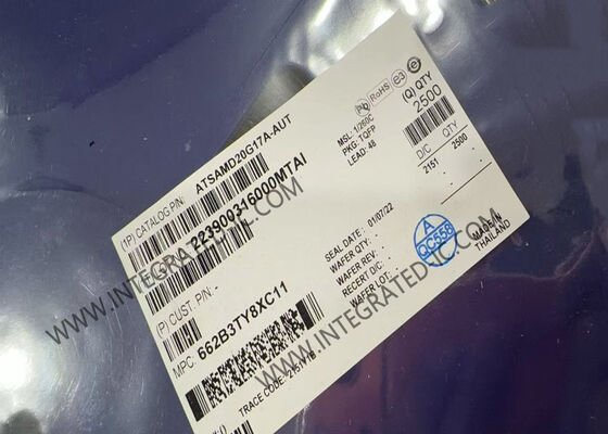 ATSAMD20G17A-AU Mikro denetleyici MCU 32 Bit Tek çekirdekli 128 kB Flash Bellek ve 48 MHz Saat Frekansı