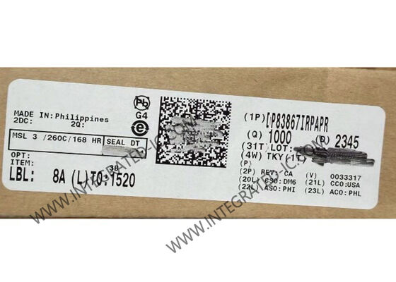 DP83867IRPAPR Ethernet IC 157mA Yüksek Güçlü Gigabit Ethernet PHY Alıcı