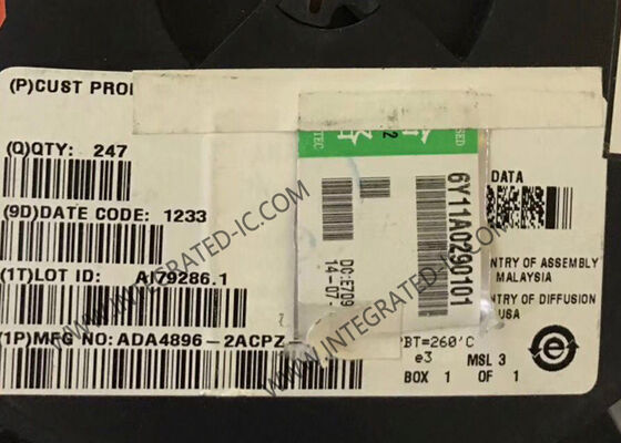 ADA4896-2ACPZ Entegre Devre Çipi Düşük Gürültülü Raydan Raydan Çıkış Yüksek Hızlı Voltaj Geri Beslemeli Yükselteç LFCSP-8